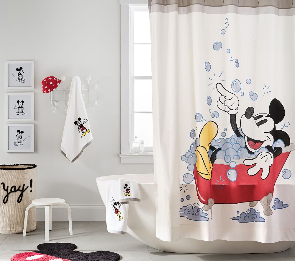 Disney Mickey Mouse Bath Towel Collection Pottery Barn Kids